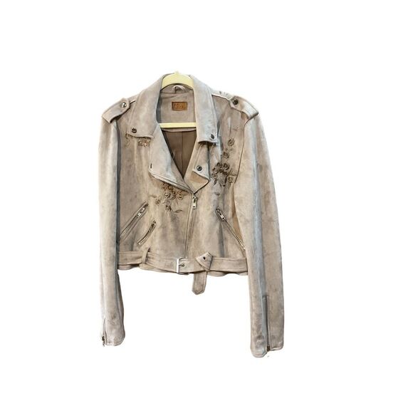 Anthropologie Jackets & Blazers - Anthropologie POL vegan suede jacket Moto style Sz L